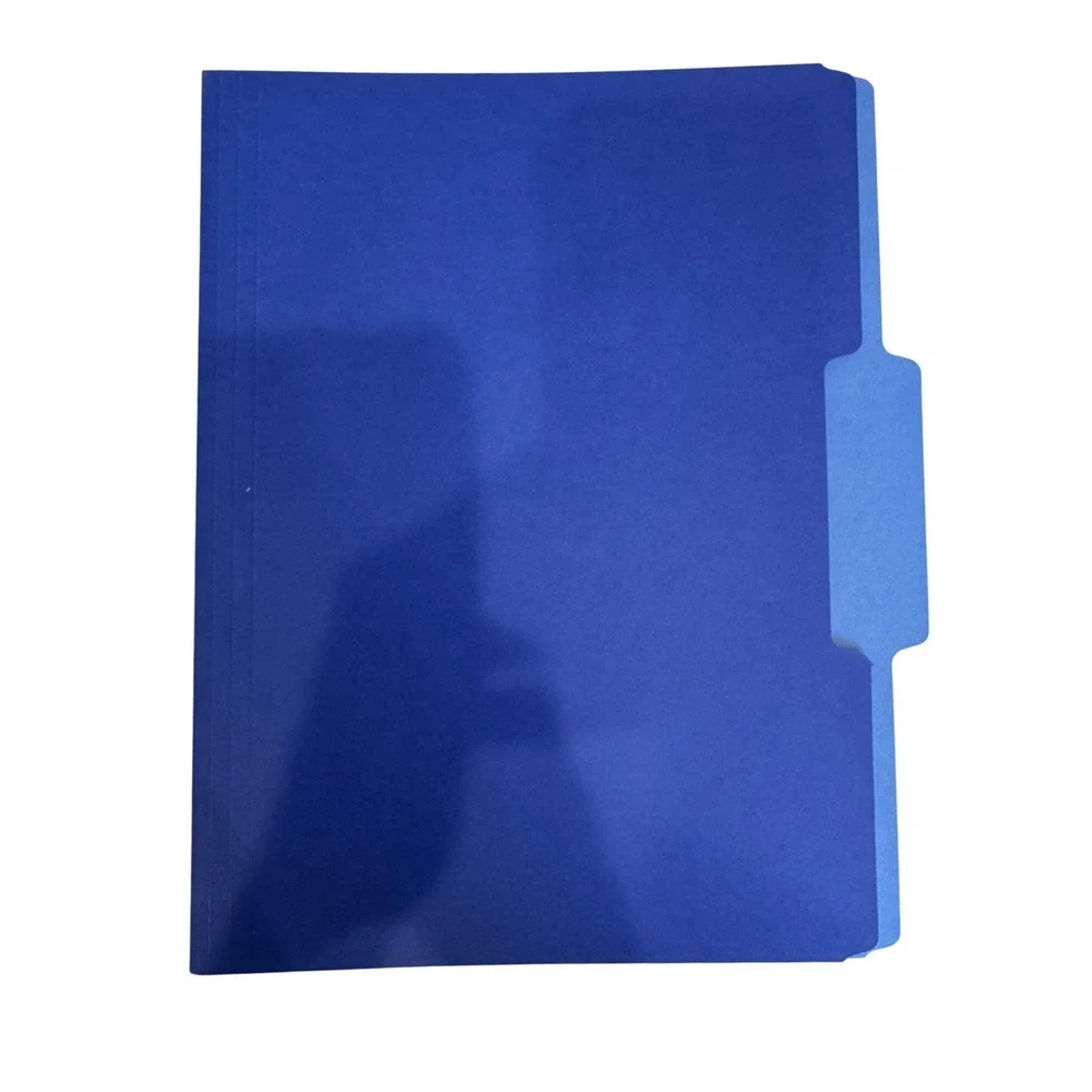 Assorted Bright Color File Folders Letter Size 1/3 Cut Tab Office Supplies Lot